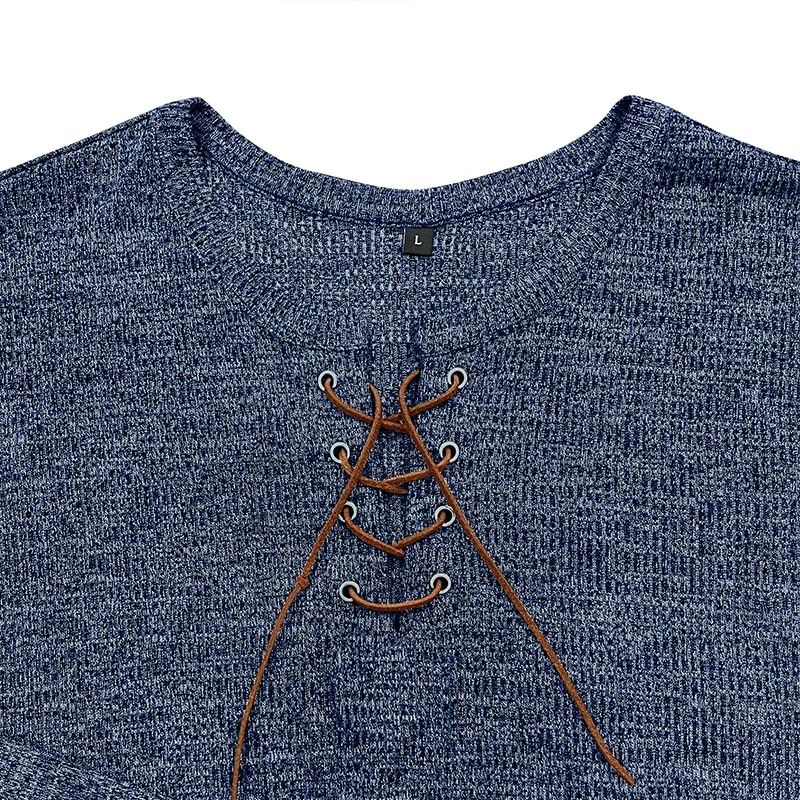 الرجال تي شيرت الخريف الدانتيل متابعة محبوك تي شيرت كم طويل ضيق رجل عادية موضة الأساسية سترة بلايز ربيع رجالي تي شيرت