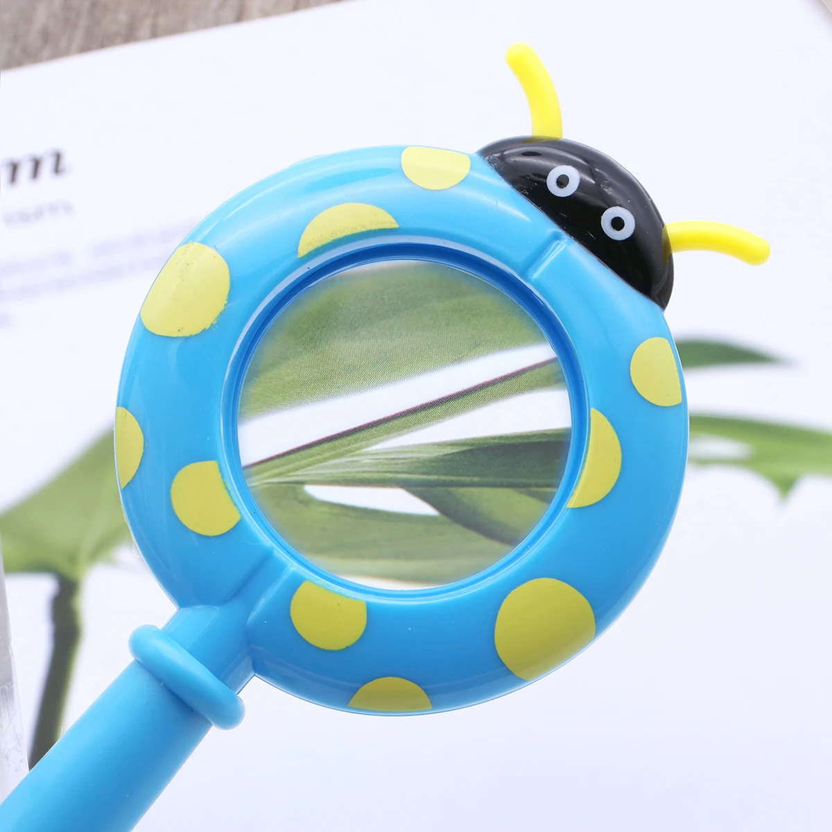 3 pçs lupa portátil crianças inseto lupa ferramenta de observação de plástico hd mini microscópio para biologia ferramenta de aprendizagem bonito