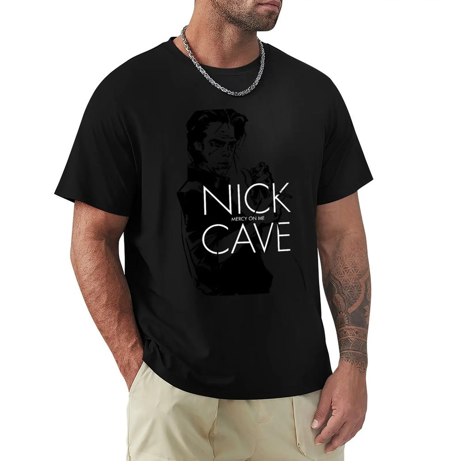 

Nick Cave And The Bad Seeds Rock Band Music Vintage T-Shirt custom shirt valentines clothes blanks clothes for men