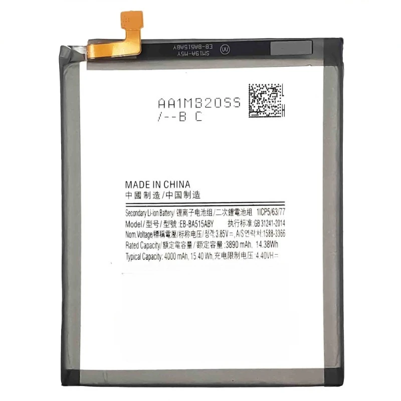 For Samsung Galaxy A51 SM-A515 SM-A515F DSM Batteries Brand New EB-BA515ABY 4000mAh Replacement Battery 2PCS