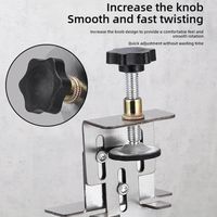 Thickened Cabinet Door Installation Positioner Aluminium Alloy Save Time And Effort Mounting Jig Convenient Easily Adjustable