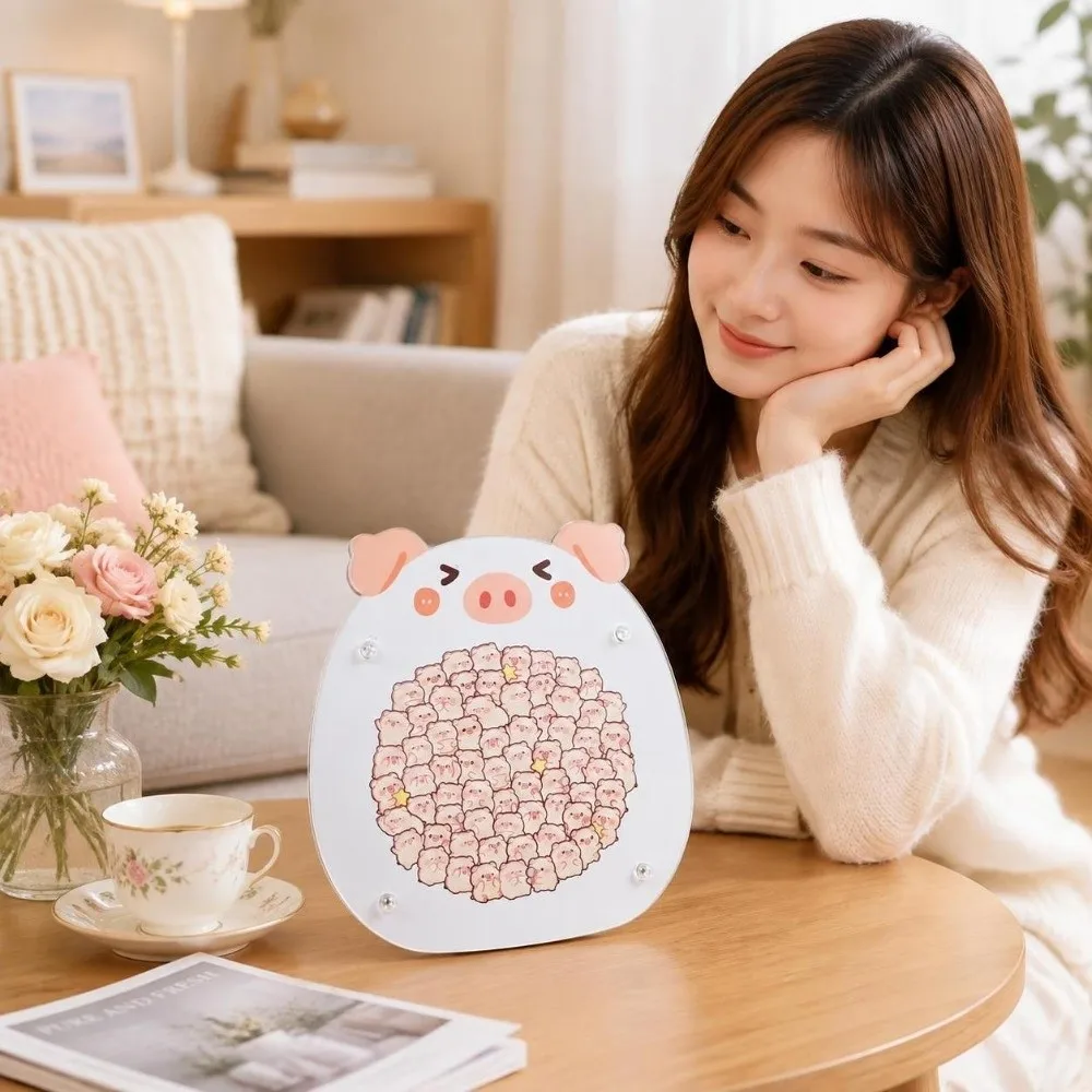 Brain Burning Little Rabbit Wooden Puzzle Animal Puzzle Little Lamb Penguin Jigsaw Colored DIY Assembly Unique Irregular Puzzle