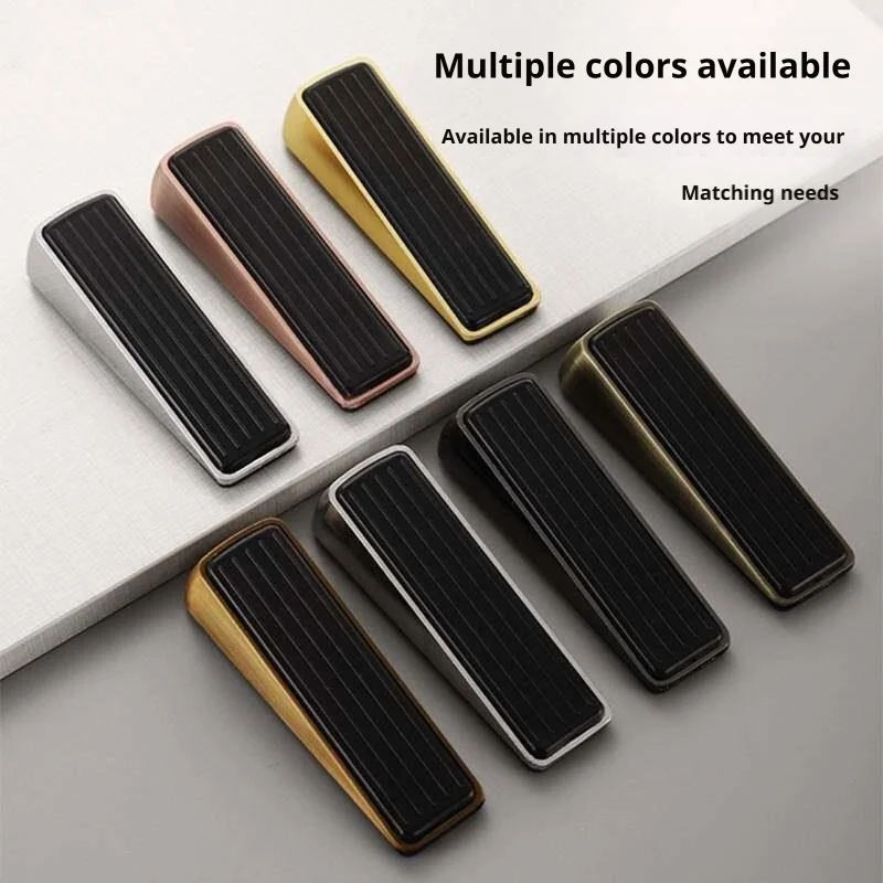 High-Grip Adjustable Door Blocker, Wind Resistant Anti-Collision Door Wedge, Punch-Free Door Stopper for Home Floor Safety