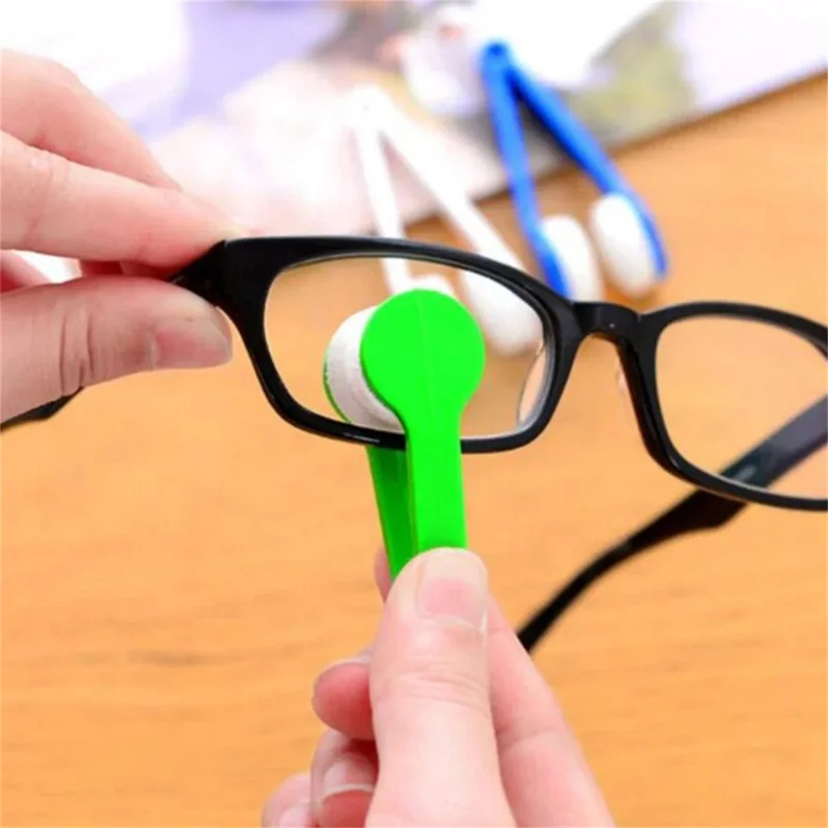 Limpiador de Gafas Multifuncional Portátil, Cepillos de Microfibra para Limpiar Gafas, Lentes de Sol, Espectaculares, Herramientas de Limpieza, Mini