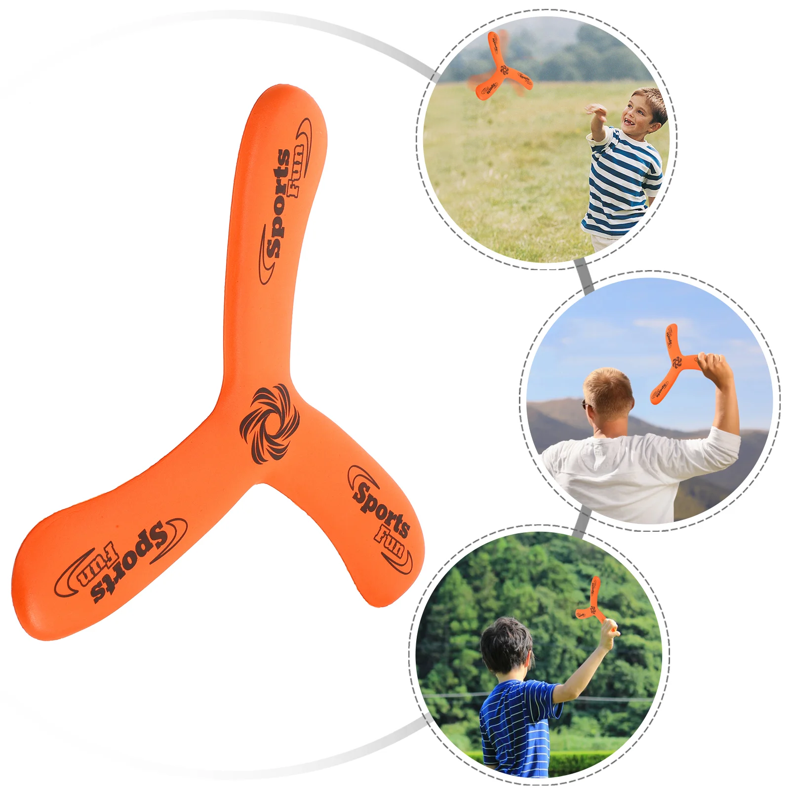 Terugkerende sport EVA Flying Recreation Flying Toy voor Kid boomerangs voor kinderen kinderen die professioneel vliegend speelgoed vliegt