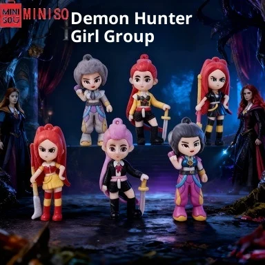 #-**Cute Anime Demon Hunter Soft Rubber Charm Kpop Figure Gift No Keychain Bag Accessory