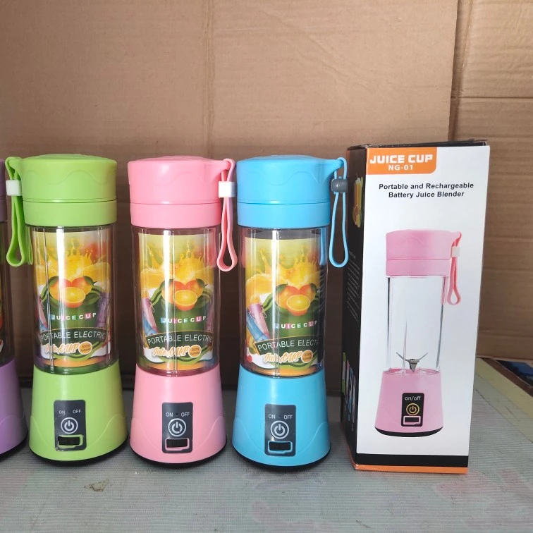 

2025 Hot Sale High Speed Mini Portable Usb Rechargeable Battery 380ml 2000mah Wholesale Fruit Juice Blender Mixer