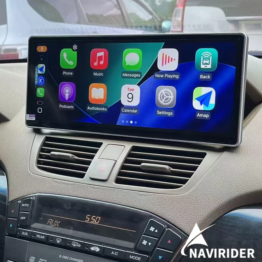 S GPS Android Qled Screen For Acura MDX Car Radio Multimedia Video Player Navirider 12.3'inch Wireless Carplay Stereo Head Unit