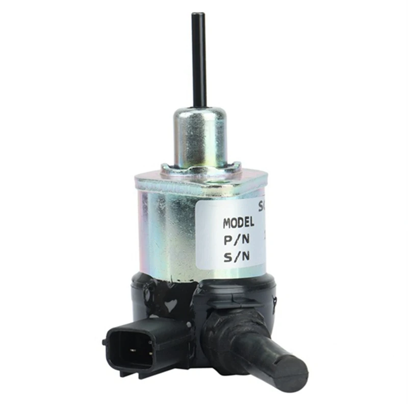 12V Fuel Shutdown Solenoid Valve 1G772-60014 1G772-60012 For Kubota Engine V2607 V3300 V3600 KX057-4 M6040FC SVL75