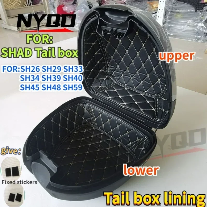 For SHAD SH59X SH26 SH29 SH33 SH34 SH39 SH40 SH45 SH48 Tail Case Trunk Case Liner pad Luggage Box Inner Container Lining pad