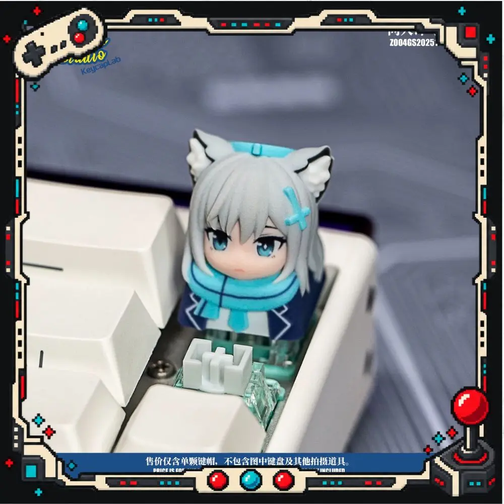 Strato Studio Blue Archive Theme Keycaps Anime Cross Axis Keycap Character Role Artisan Key Cap Cartoon Keyboard Accessories