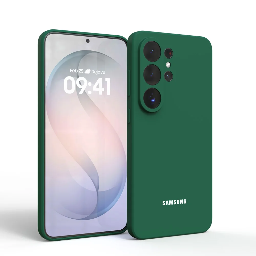 Für Samsung Galaxy S26 Ultra Hülle Seidig-Glattes Silikon-Cover Soft-Touch Rückseitenschutzgehäuse Für S26Ultra S26 Plus S25 FE S24 S23