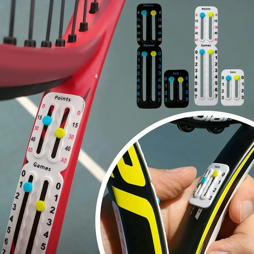 Tennis Score Keeper for Racket Padel Tennis Racket Pickleball Paddle Scorekeeper Portable Tennis Racket and Padel Scorekeeper