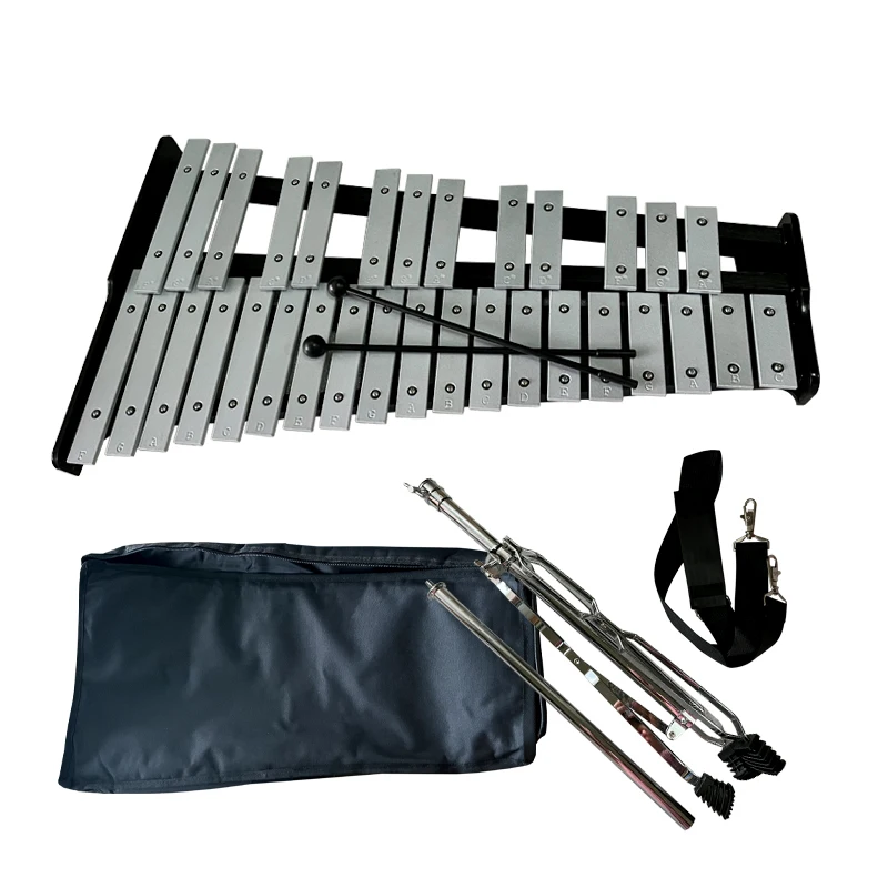 

32keys Metal Keys Xylophone with Shelf