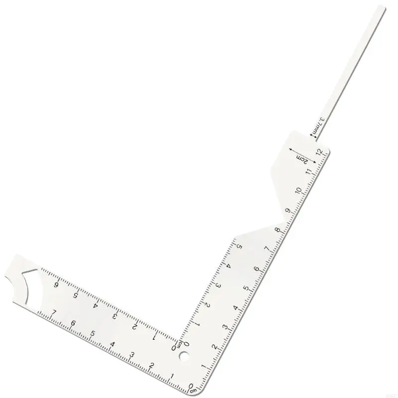 5 In 1 Buch Cover Guide Leitfaden Lineal Bookbinding Ruler Tool für Scrapbooking Journal Planer Notebook und Fotoalben Covers