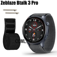 For Zeblaze Btalk 3 pro Smart Watch Band Strap Hook&Look Nylon Belt Women Men Watchband