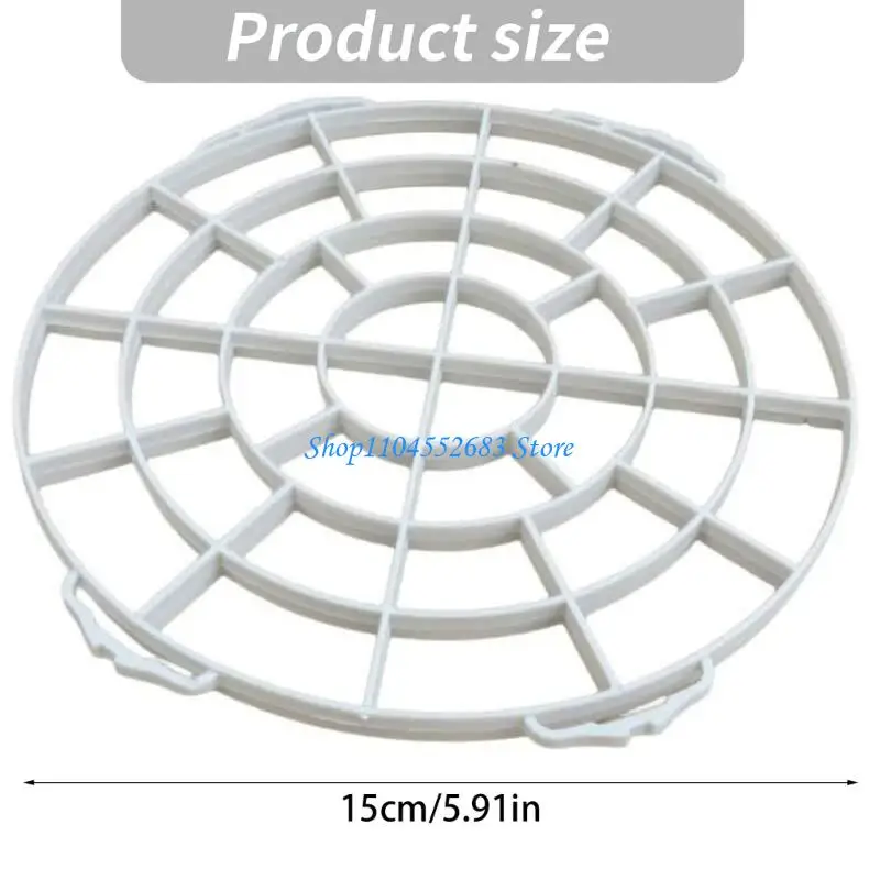 Air Conditioner Hose Screen Cover 150 mm Plastic Outlet Grille, Slip On Home Cooling Screen Layer for Dust Around Hose Openings