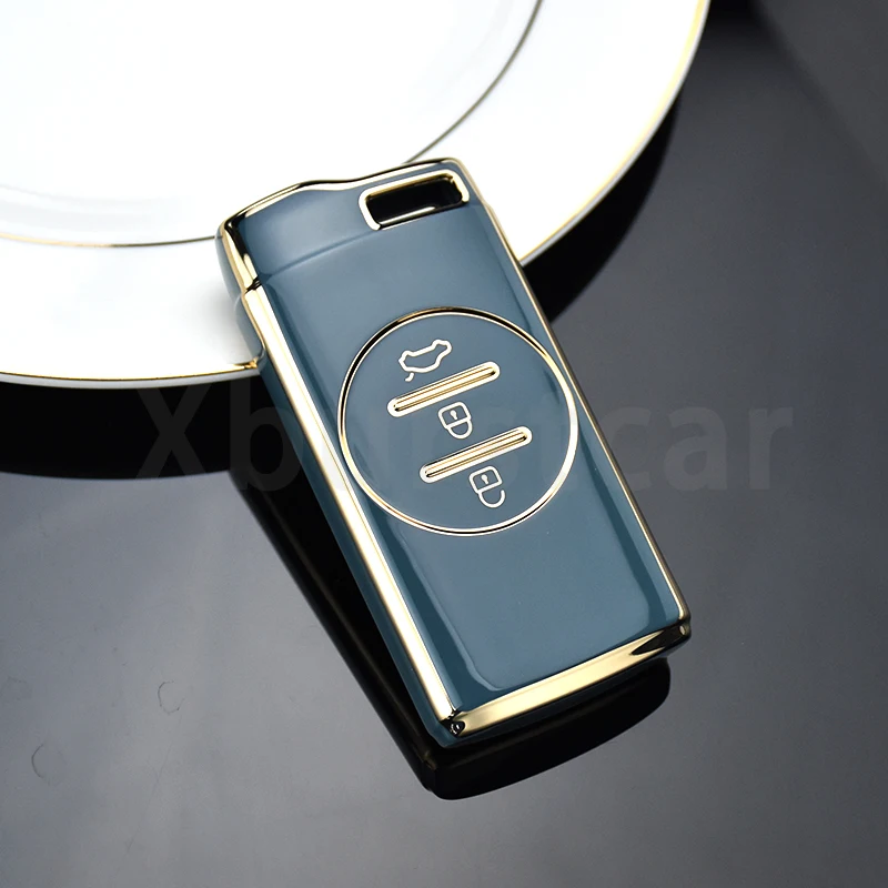Auto Accessories Key Cover Shell for Chery Tiggo 8 Arrizo 5 7 Pro EQ7 5x 3x Tiggo 7 Pro 2020 Gx TPU Car Key Case Holder