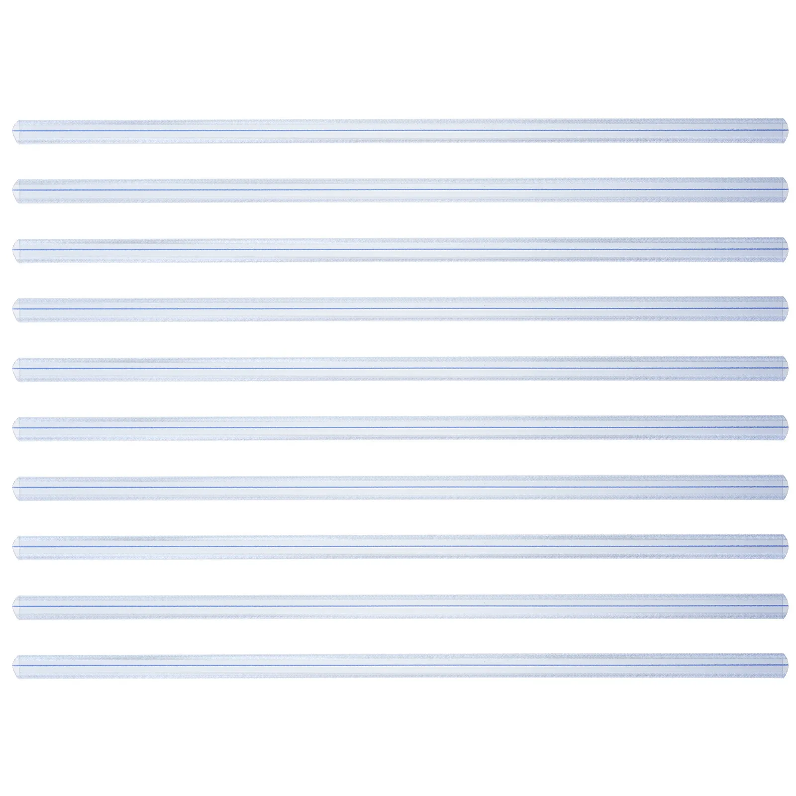 

10Pcs Slide Binder Bars Transparent Plastic Strong Bookbinding Clips for A4 Loose Leaf Paper Document Collection Office School
