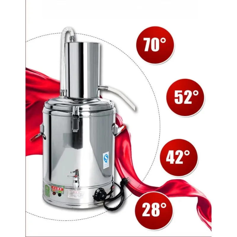 Electric Stainless Steel Distiller for Brandy Whisky Vodka Rose Water Lavender Water Solutions Used in Distillation Equipment