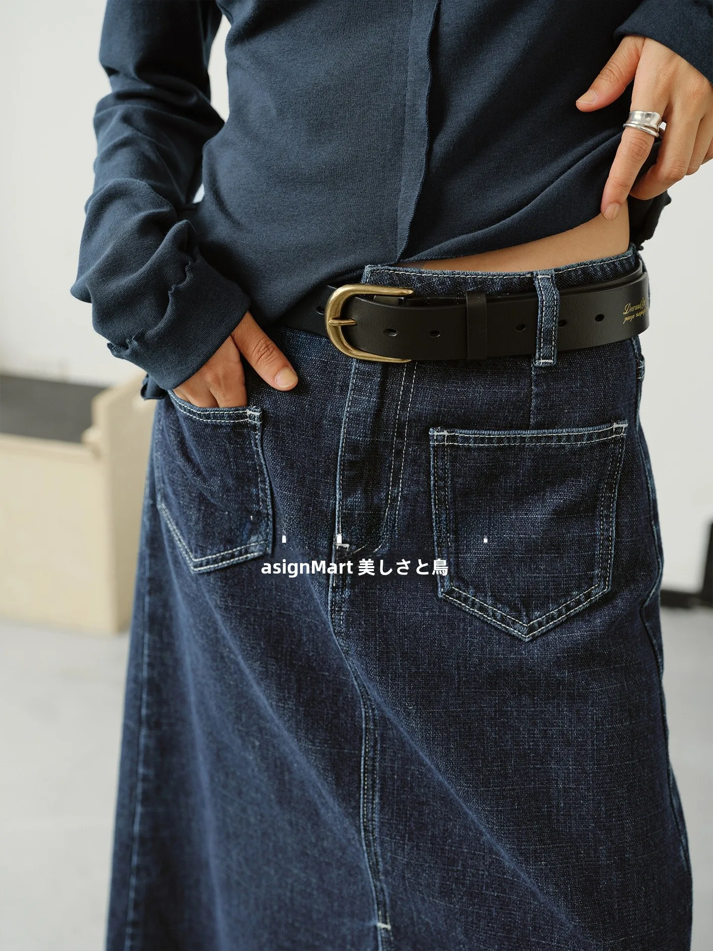 ceinture-retro-en-cuir-noir-avec-couche-doree-en-cuir-de-vache-design-vintage-cerf-et-oiseau-boite-cadeau-incluse-zp093