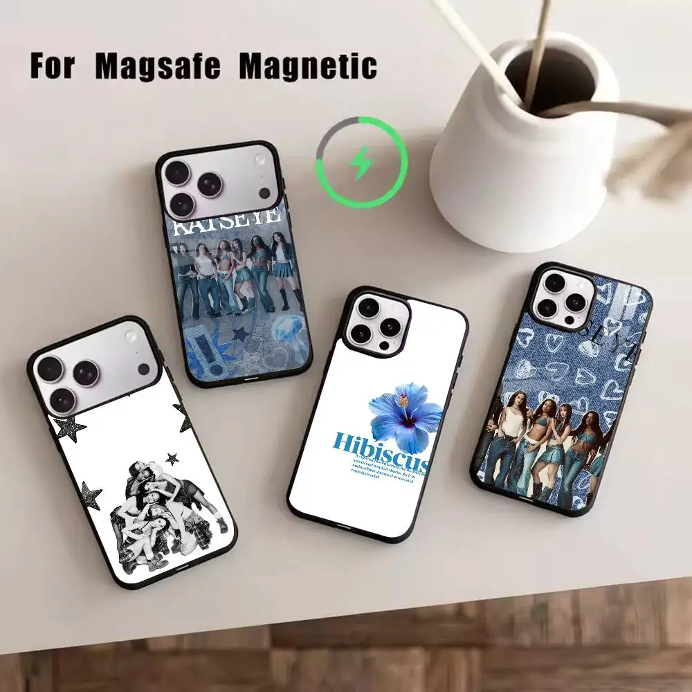 Group singer-KATSEYE   Phone Case For iPhone17,16,15,14,13,12,11 Plus,Pro Magnetic with Magsafe Wireless Charging