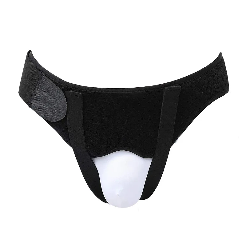 حزام تروس للفتق للرجال - دعم الفخذ مع ضغط قابل للتعديل