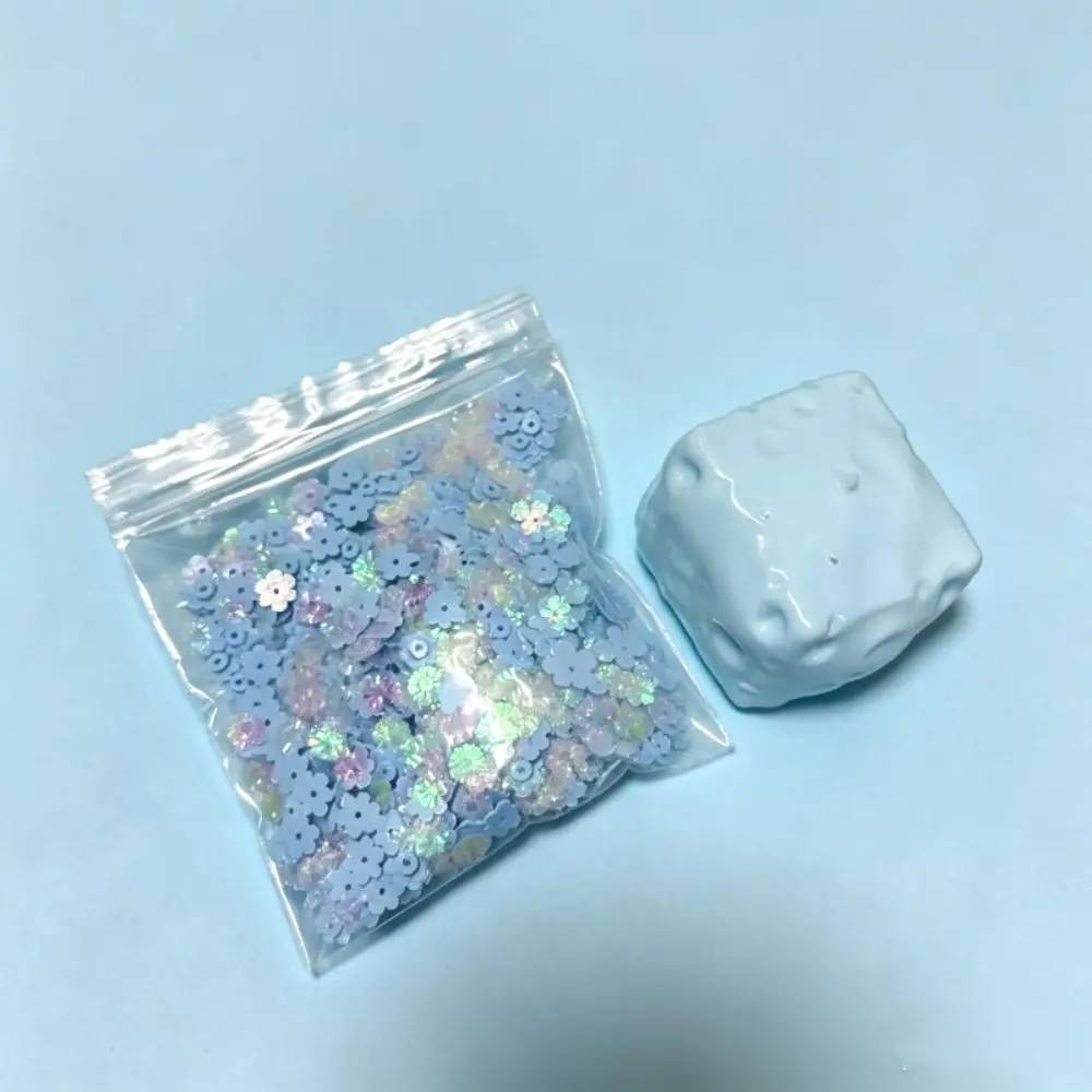 Creative Hand Relax Cheese Cube Squishy Non-bounce Fidget Crunch Squishy Pinch Moldable Blocked Filled Ball Student Prize