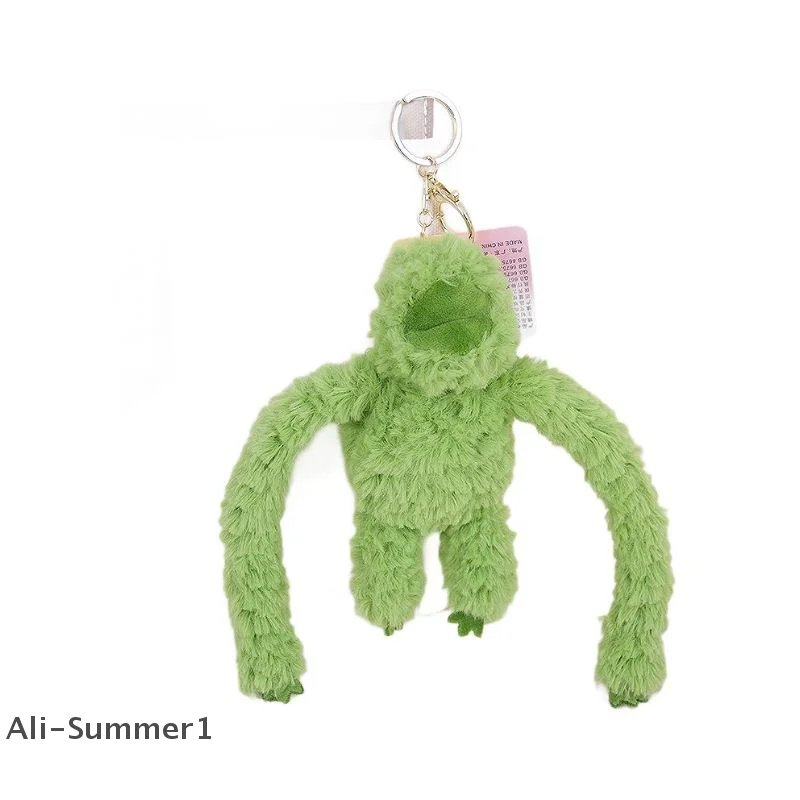 【E】신상품 바오바오와 인형 플러시 토이 펜던트 키체인 커플 인형 학교 가방 펜던트 선물 인형