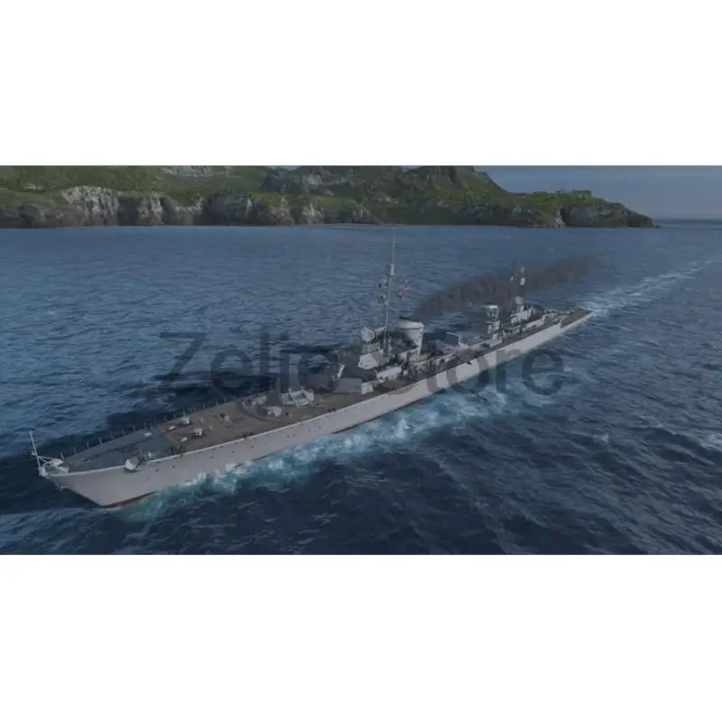 

1/700 Elbing — German Tier X destroyer Resin 3D Printed Ship Model Assembled Homemade Toys Boat Models Self Made Hobby Gift Kits