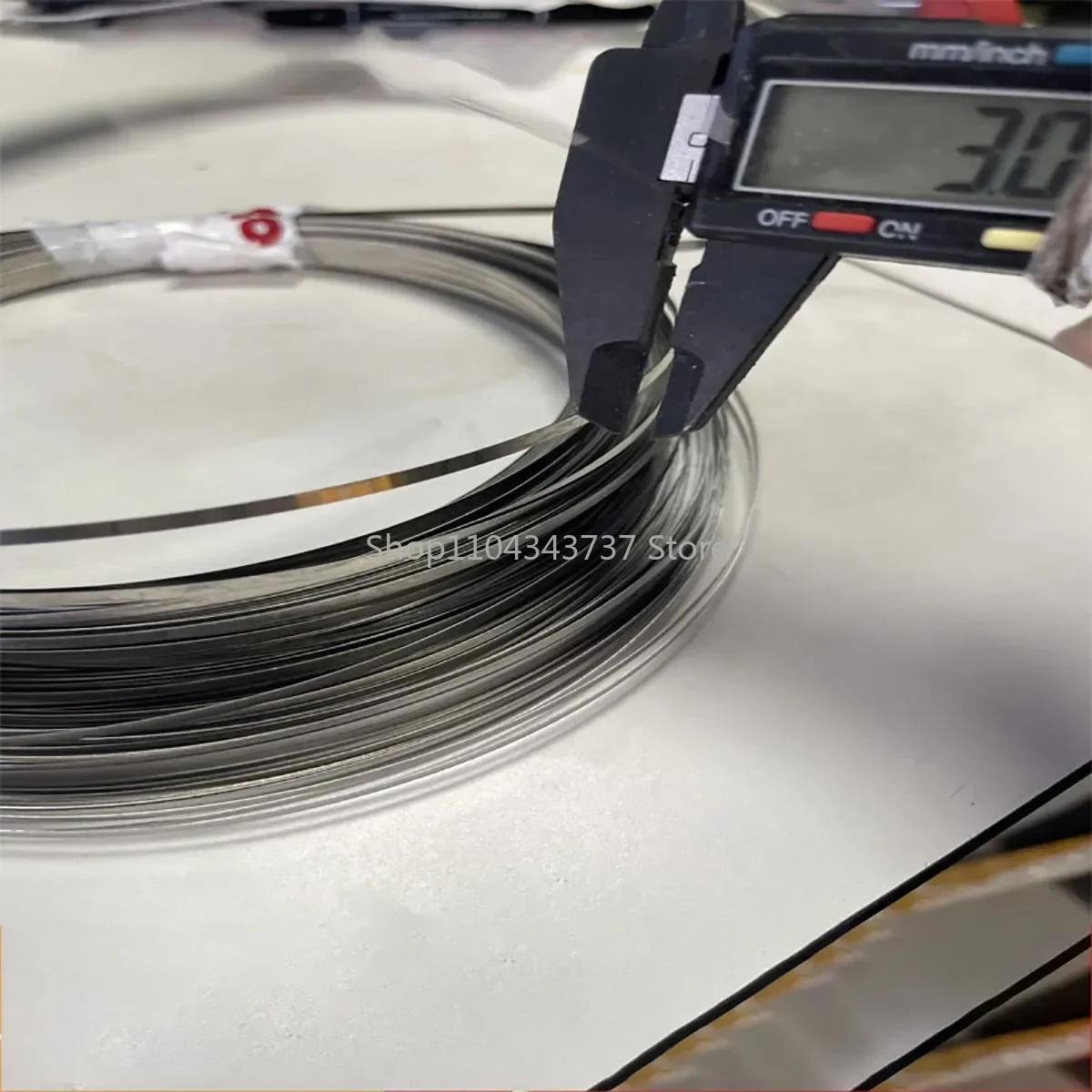 1Meter High Elasticity 301 Stainless Steel Strip Narrow Strip Width 2/3/4/5/6/7/8/9mm Thick 0.1mm - 1mm Thin Plate Foil Strip