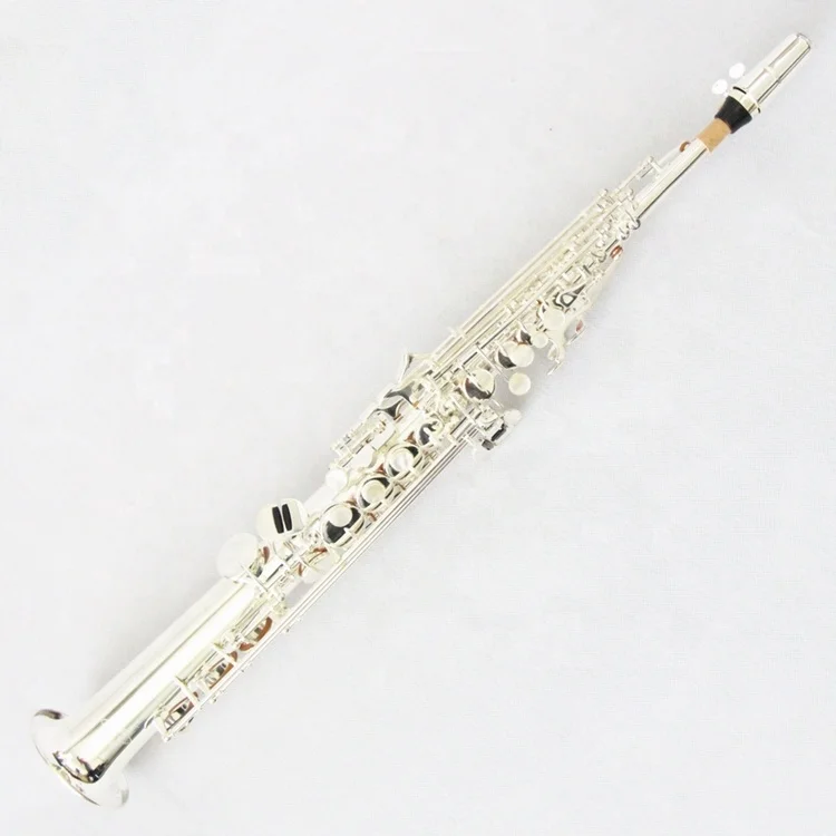 

Professional woodwind instrument soprano saxophone Silver Plated saxophone soprano professtionnel straight saxophone