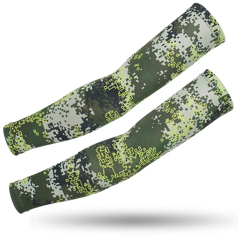 Military Tactical Army Camouflage Arm Sleeves For Men Women Cool Sun UV Protective Sleeves Outdoor Sport cuff Arm Cover Warmers