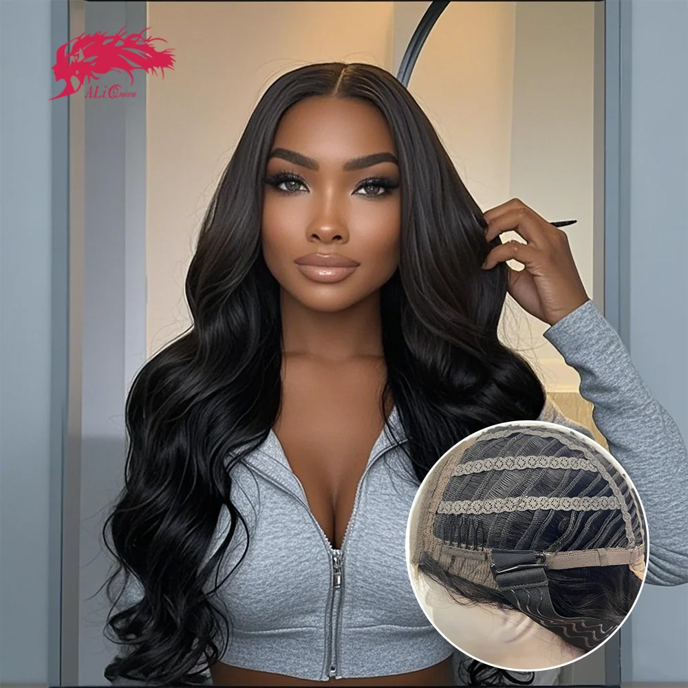 

Ali Queen Wear Go Glueless Wig Human Hair Body Wave Ready To Go 13x4 Lace Front Wigs Air Lace Wig For Women Pre Cut 16-28inch