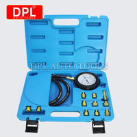 14 piece Engine Oil Pressure Tester Test Gauge Diagnostic Test Tool Set Kit