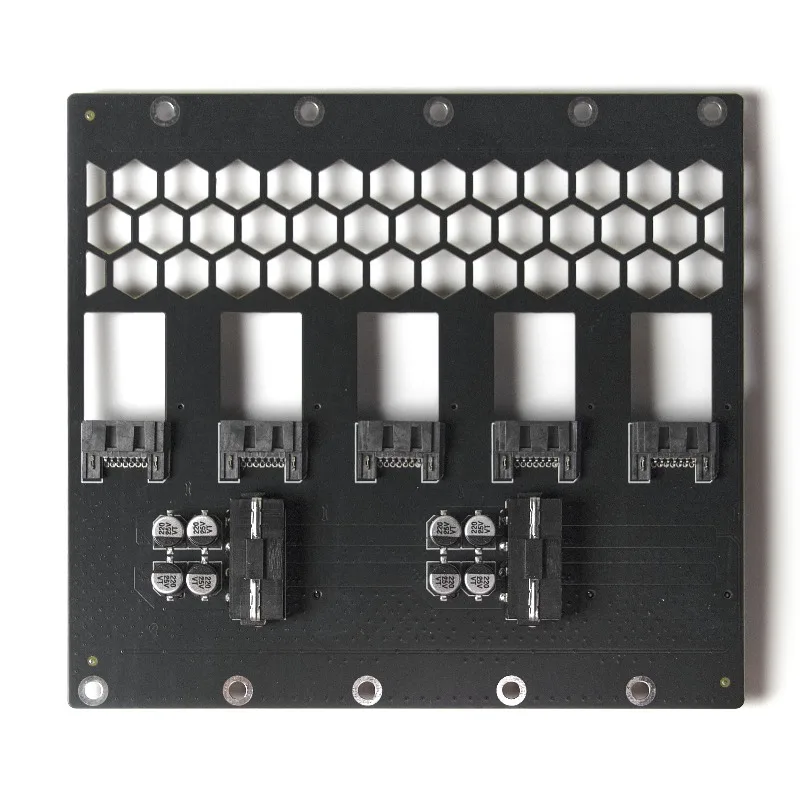 For Type-C To 5 SATA SATA Expansion Card JMS580 JMB575 USB To SATA