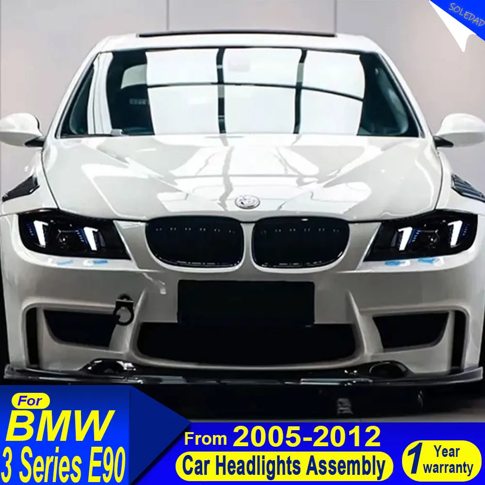 

Car Styling Headlight For BMW E90 2005 2006 2007 2008 2009 2010 2011 2012 LED Headlights Head Lamp Styling DRL Projector Lens