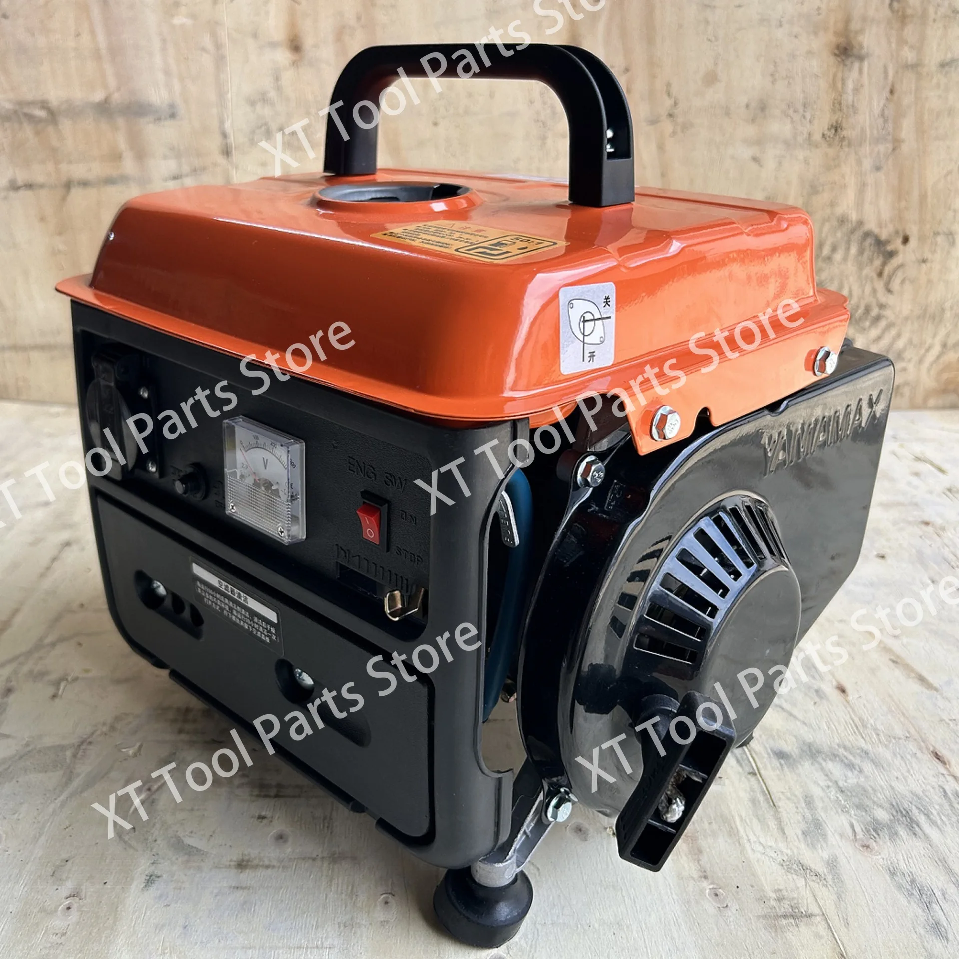 Two-stroke 650/800W portable small gasoline generator household single-phase 220V silent outdoor portable camping