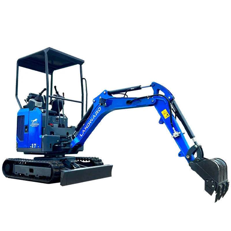 China Building Construction Mini Excavator 1.7 Tons Compact Hydraulic Crawler Factory Price 2.2 Tons Digger Excavator Customized