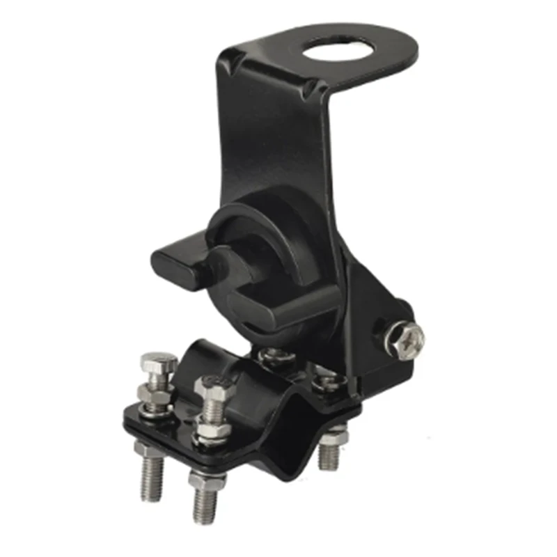 1 Stuks Voertuig Cb Mobiele Radio Antenne Spiegel Mount Bumper Dakdrager Zwart Metaal Voor Auto Truck Cb Radio Vhf Uhf