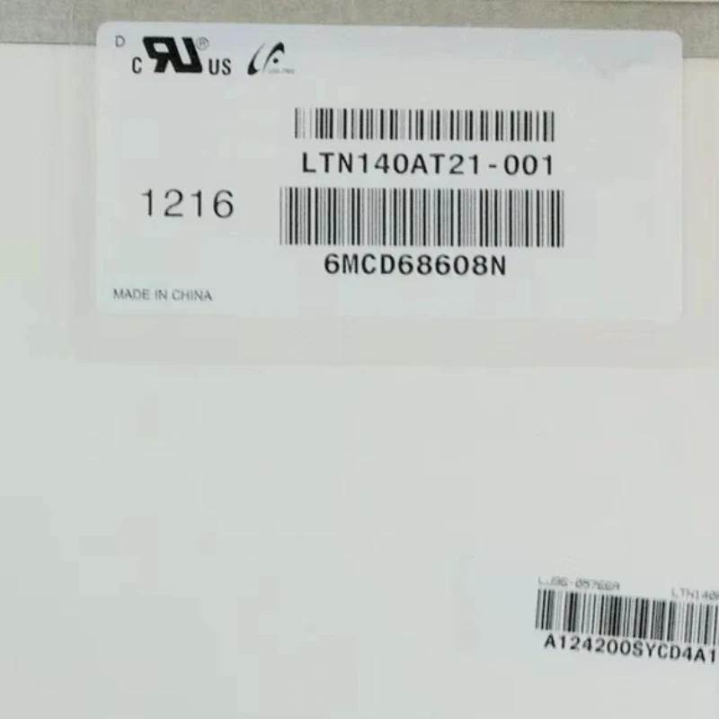 LTN140AT21 601 002 001 PANEL de pantalla LCD de 14,0 pulgadas LTN140AT21-T01 1366 60Hz (RGB)× 768 LVDS