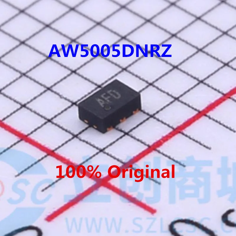 10Pcs 100% New Original AW32905FCR AW32905 RZR FCQFN12 AW9364DNR AW9364 AL64 DFN8 AW5005DNRZ AW5005 A DFN-6(1x1.5)