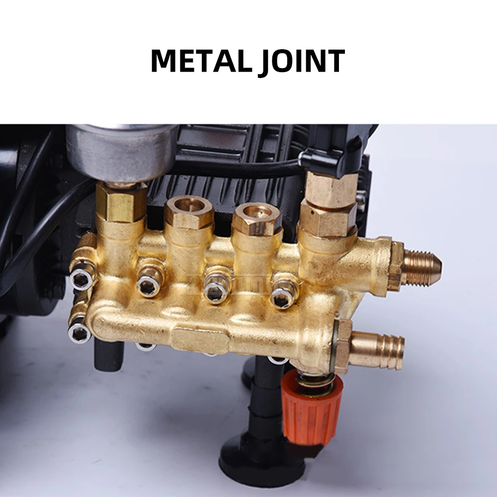 1810 Handheld Induction Pressure Washer Home car wash machine Car washer Plunger copper pump Water gun water pipe