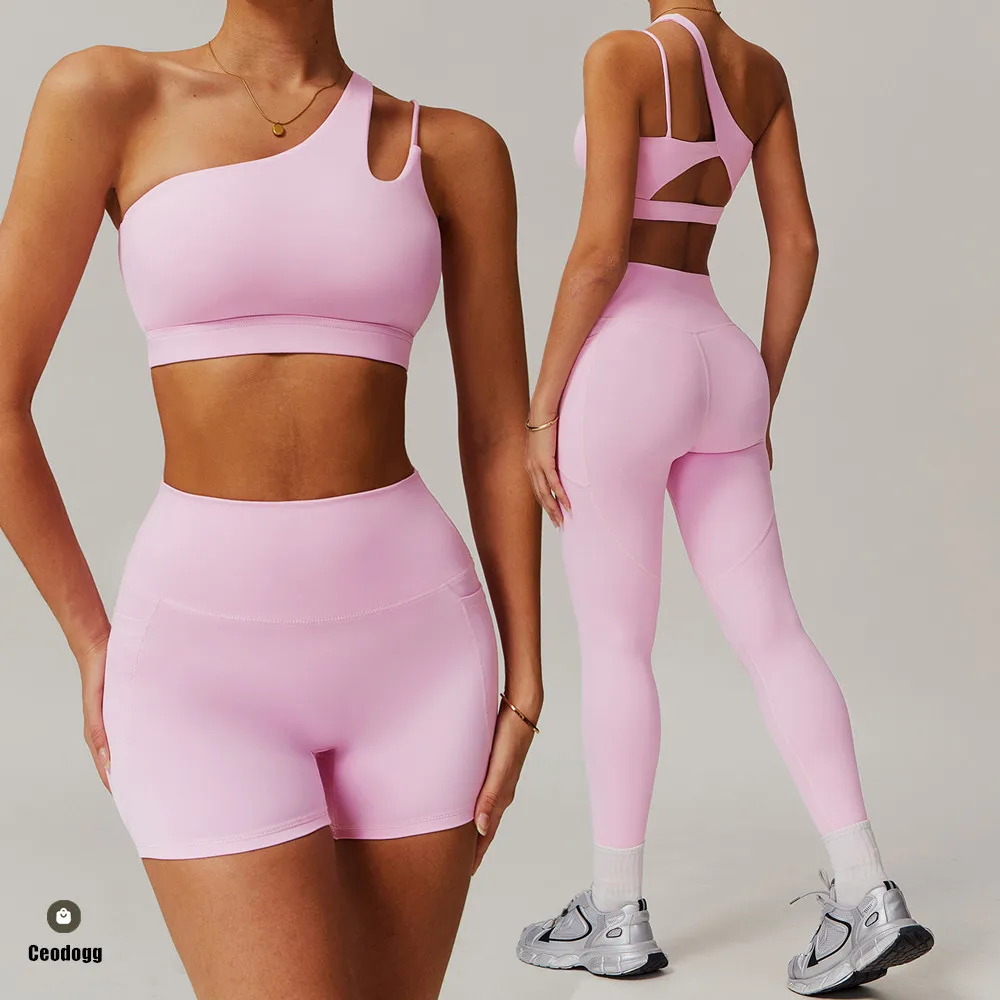 2 قطعة مجموعة اليوغا جيب النساء ملابس رياضية للجيم تجريب الملابس القرفصاء برهان يغطي الرجل حمالة صدر رياضية ممارسة ملابس رياضية XP260