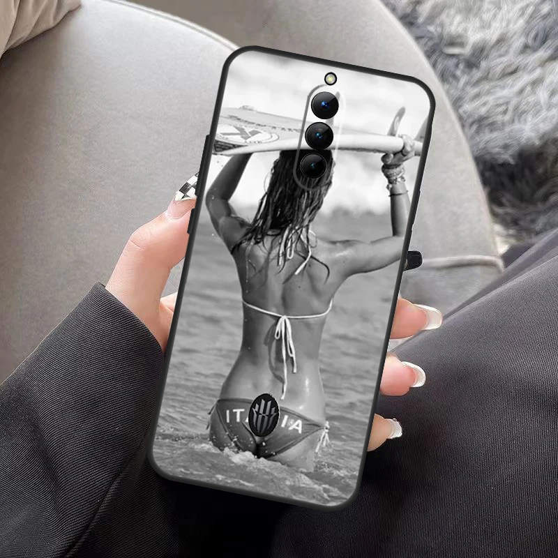 الصيف بيكيني للشاطئ فتاة الحال بالنسبة ZTE النوبة الأحمر ماجيك 10 9 8 8S 9S 10S 11 برو زائد 5G 6R 6 7 6S 7S برو 10 غطاء الهواء