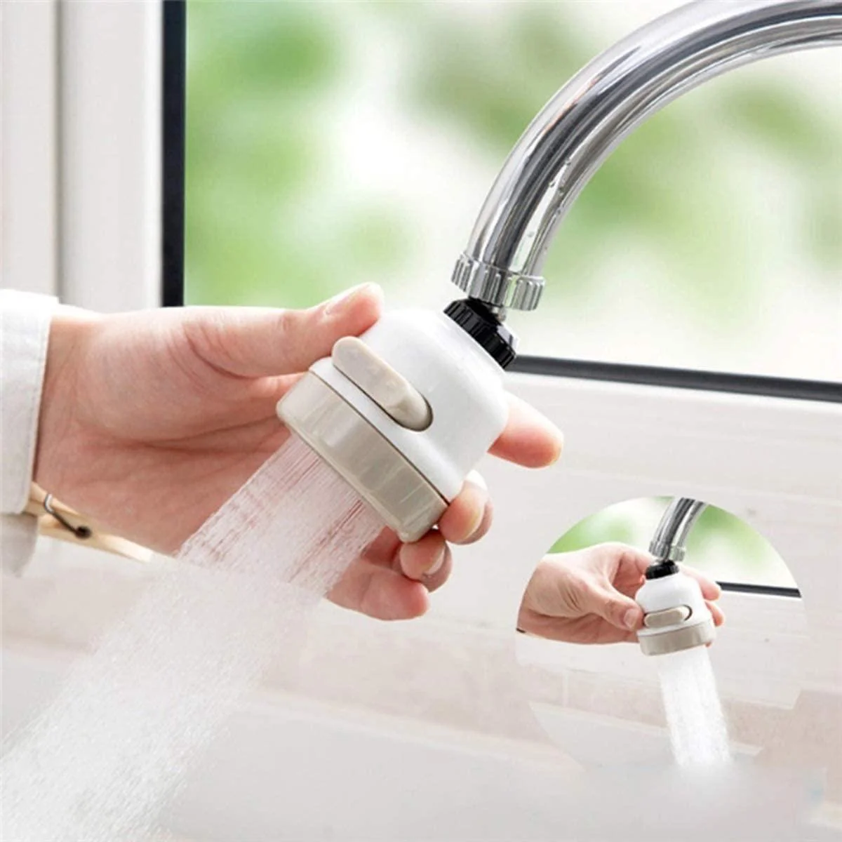 Kitchen faucet nozzle