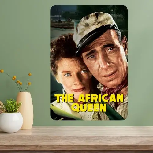 The African Queen   Metal Movie Poster Sign
