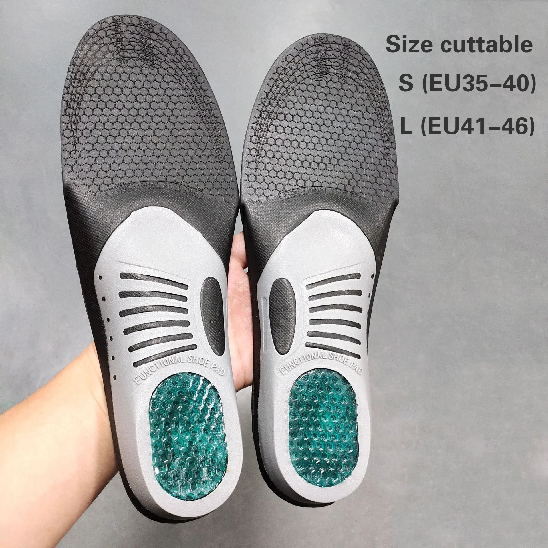 1pair Plantar Fasciitis Feet Insoles Arch Supports Orthotics Inserts Pain Relief Flat Feet High Arch Foot Pain Mens EVA Sports