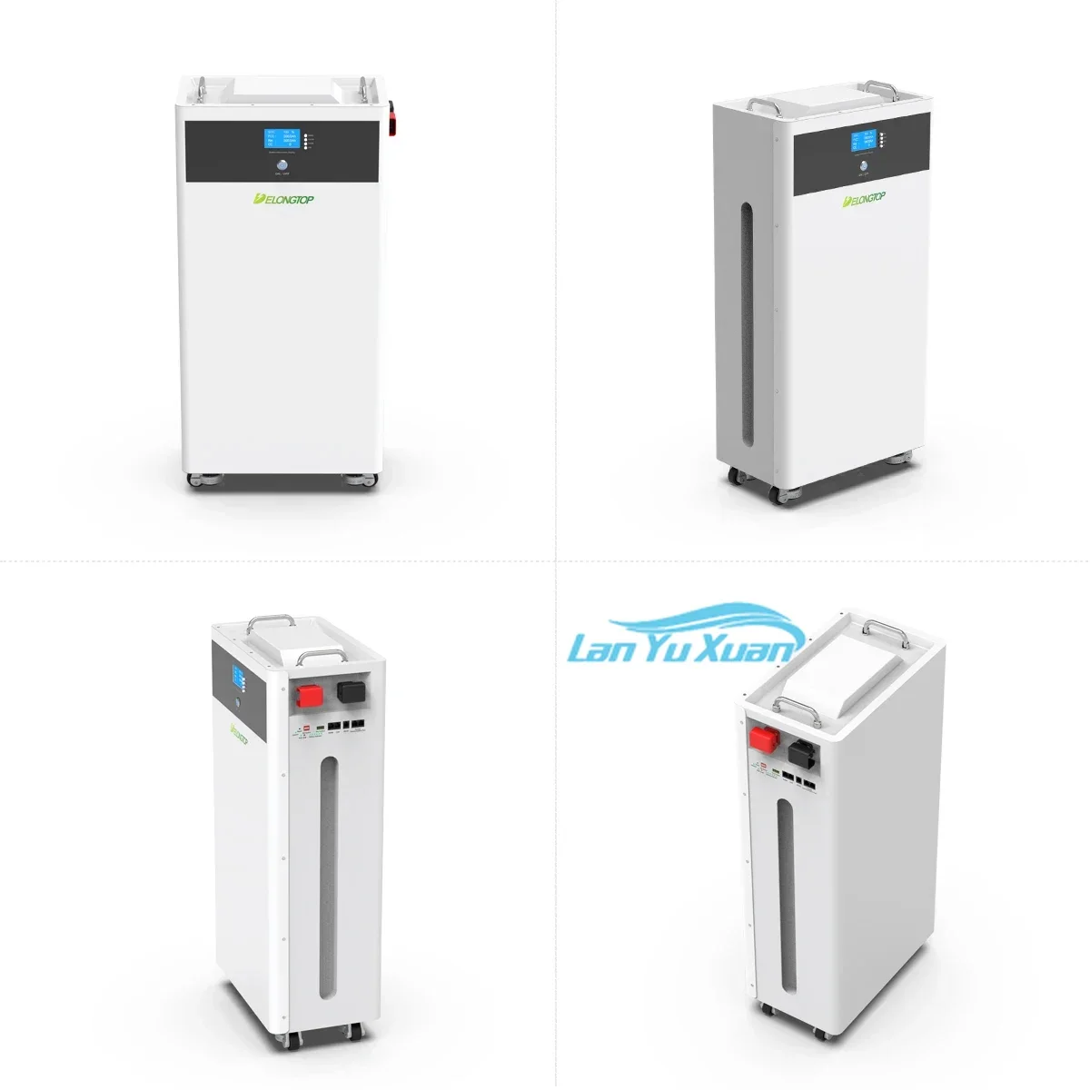 Bateria de lítio solar de 51.2v 15kwh, BMS LiFePO4 integrado