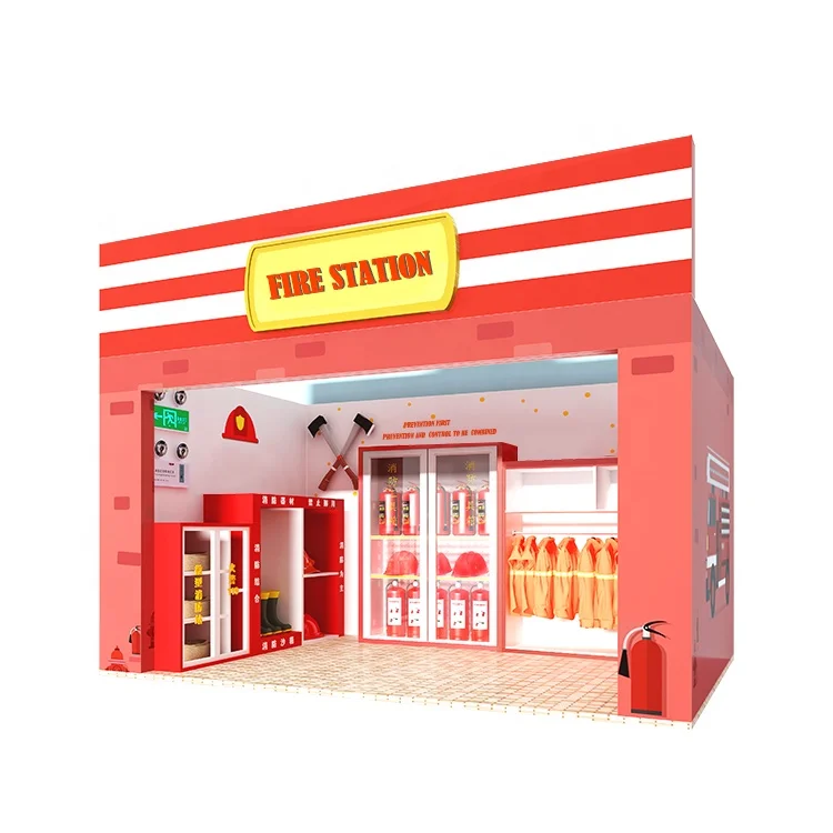 Customized Children Wooden Playground Pretend Indoor and Outdoor Playhouse Kids Role Play House